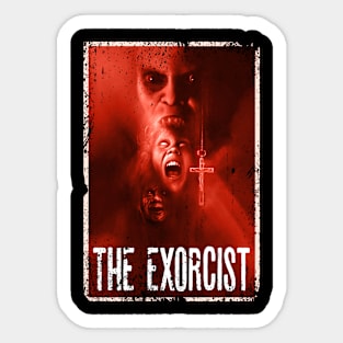 Father Merrin's Battle The Exorcists Fanatic Design Sticker